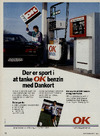 Der er sport i at tanke  OK benzin med dankort