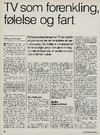 TV som forenkling, følelse og fart