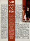 Salt, sofa og Zen