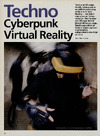 Techno cyperpunk virtual reality