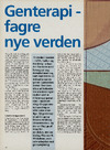 Genterapi - fagre nye verden