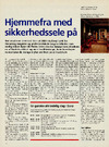 Hjemmefra med sikkerhedssele på