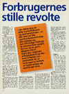 Forbrugernes stille revolte