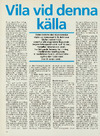 Vila vid denna källa