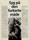 Syg på den forkerte måde