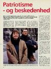 Patriotisme - og beskedenhed