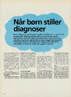 Når børn stiller diagnoser