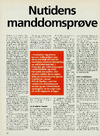 Nutidens manddomsprøve
