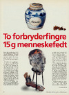 To forbryderfingre 15 g menneskefedt