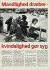 Mandlighed dræber - kvindeligehd gør syg 