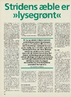 Stridens æbler er"lysegrønt"