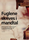 Fuglene skrives i mandtal 
