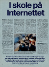 I skole på Internettet