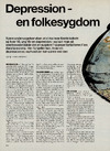 Depression - en folkesygdom