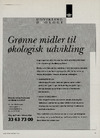 Grønne midler til økologisk udvikling 