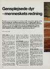 Gensplejsede dyr - menneskets redning