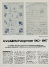 Anne Mette Haagensen 1953 - 1997