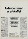 Alderdommen er afskaffet