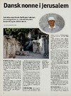 Dansk nonne i Jerusalem