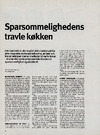 Sparsommelighedens travle køkken