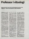 Professor i vitsologi