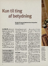 Kun til ting af betydning
