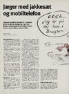 Jæger med jakkesæt og mobiltelefon