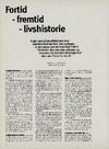 Fortid - fremtid - livshistorie