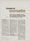 Kunsten at oversætte
