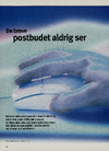 De breve postbudet aldrig ser