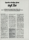 Gamle minder giver nyt liv