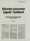 Skjorten strammer (også) i Tyskland
