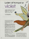 Lyden af trompet er violet