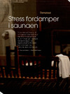 Stress fordamper i saunaen