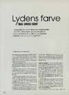 Lydens farve skal smage godt