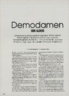 Demodamen dør aldrig