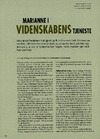 Marianne i videnskabens tjeneste