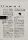 Fair trade - nej tak