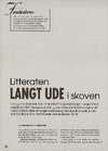 Litteraten langt ude i skoven