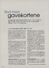 Rod med gavekortene