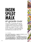 Ingen spildt mælk at græde over