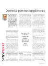 Demente gemmes og glemmes