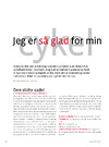 Jeg er så glad for min cykel