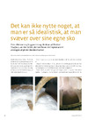 Det kan ikke nytte noget, at man er så idealistisk, at man svæver over sine egne sko