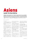 Asiens søde forbandelse 