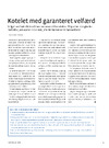 Kotelet med garenteret velfærd