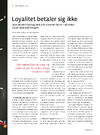 Loyalitet betaler sig ikke 