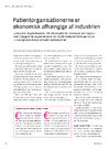 Patientorganisationerne r økonomisk afhængige af industrien 