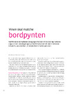 Vinen skal matche bordpynten 