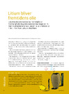 Litium bliver fremtidens olie 